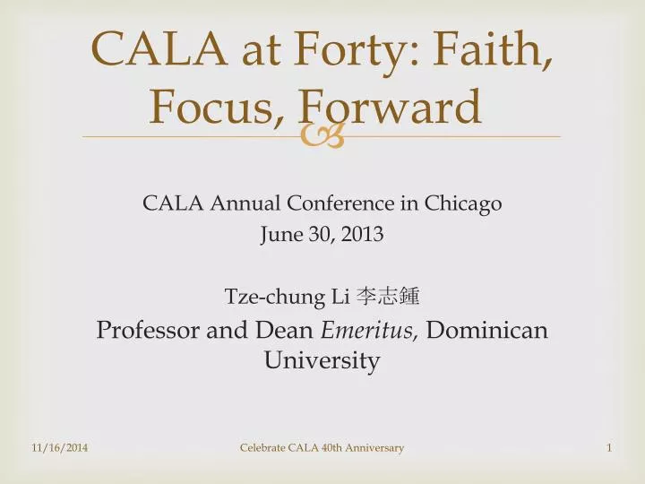 cala at forty faith focus forward