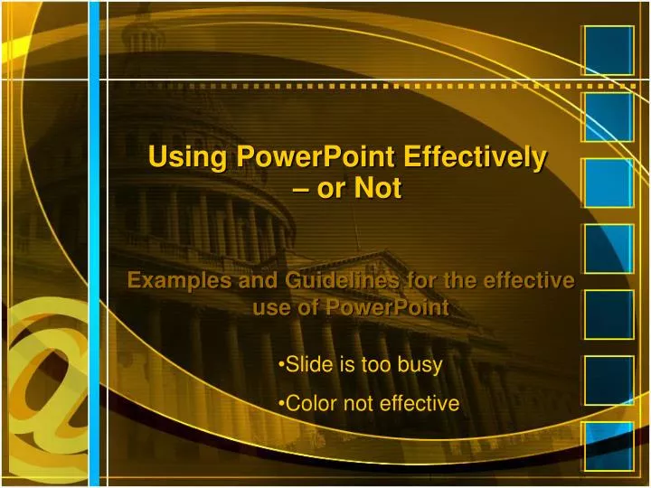 using powerpoint effectively or not