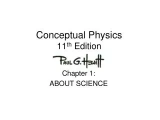 Conceptual Physics 11 th Edition