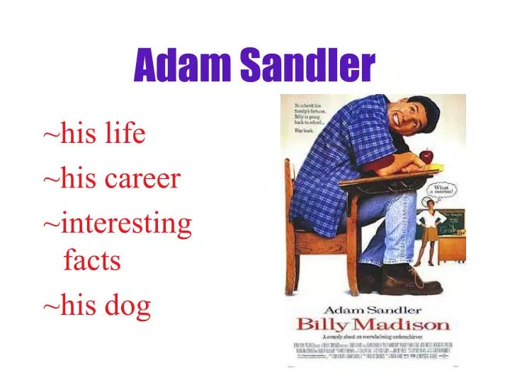 adam sandler