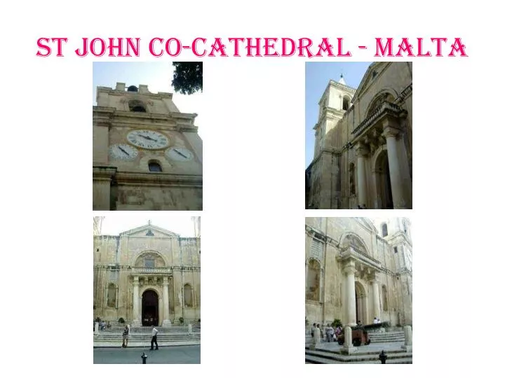 st john co cathedral malta