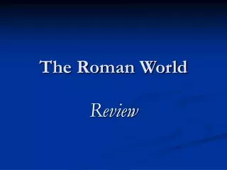 the roman world