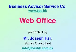 Business Advisor Service Co. bas.hk