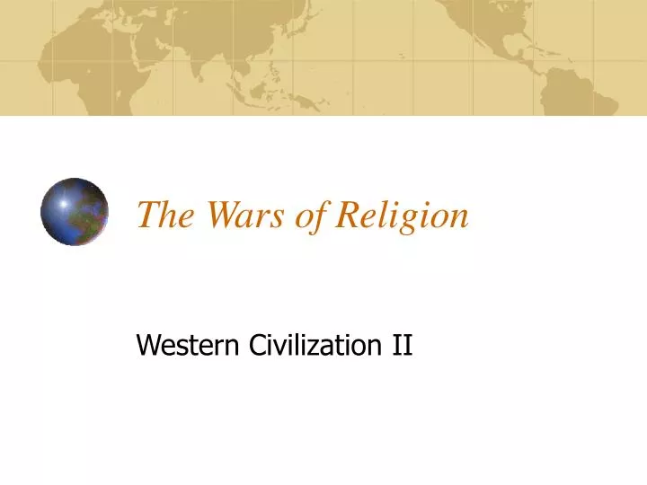 the wars of religion