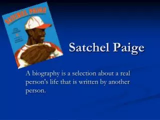 Satchel Paige