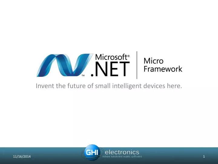 invent the future of small intelligent devices here