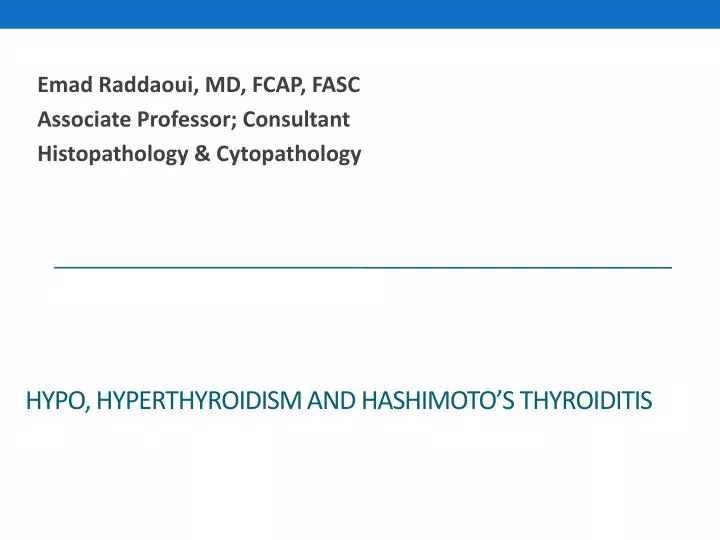 hypo hyperthyroidism and hashimoto s thyroiditis
