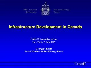 Infrastructure Development in Canada