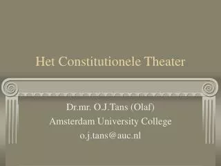Het Constitutionele Theater
