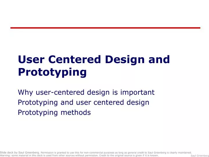 user centered design and prototyping