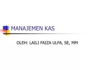 manajemen kas