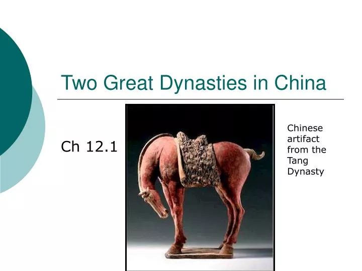 two great dynasties in china