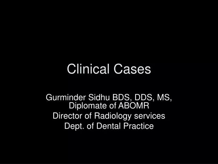 clinical cases