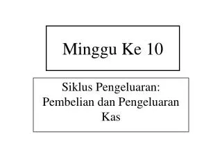 minggu ke 10