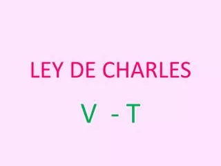 ley de charles