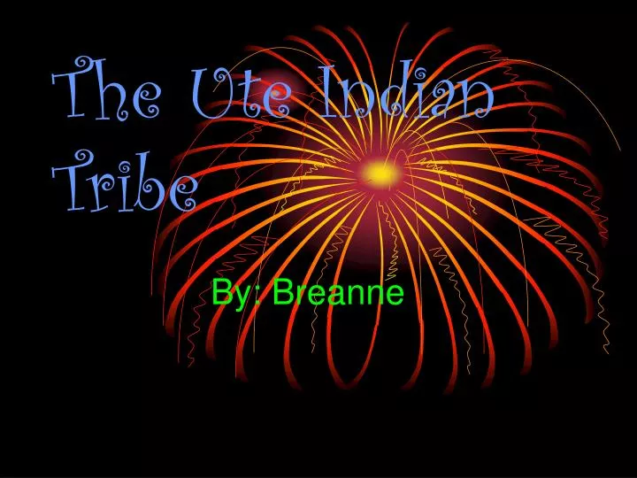the ute indian tribe