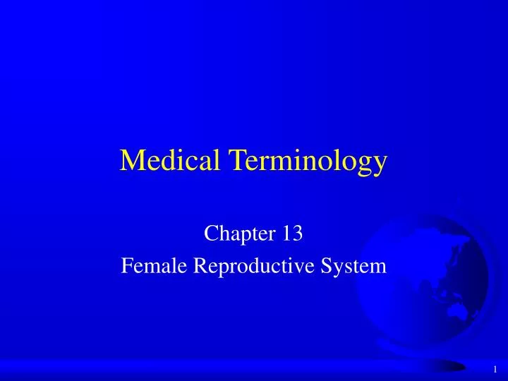 medical terminology