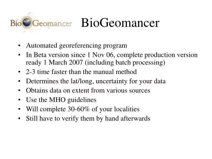 biogeomancer