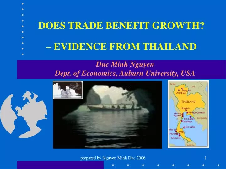 does trade benefit growth evidence from thailand
