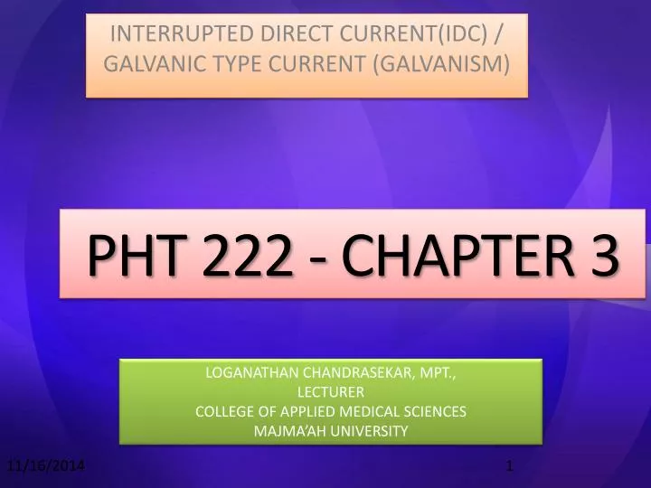 pht 222 chapter 3