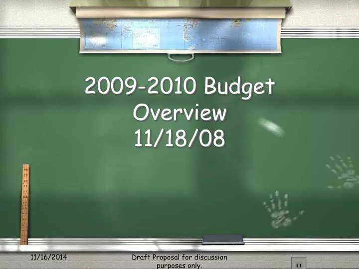 2009 2010 budget overview 11 18 08