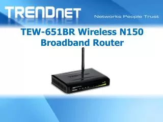 TEW-651BR Wireless N150 Broadband Router