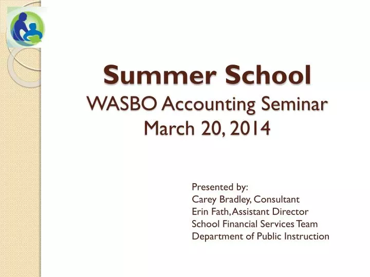 summer school wasbo accounting seminar march 20 2014