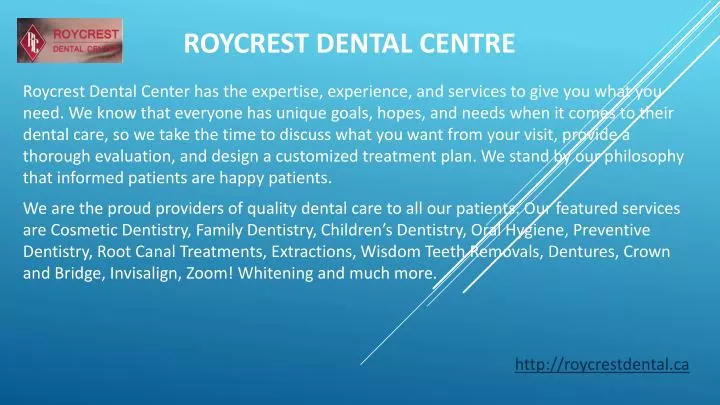 roycrest dental centre