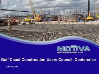 Gulf Coast Construction Users Council Conference