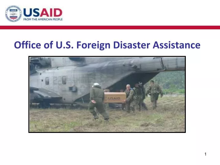office of u s foreign disaster assistance