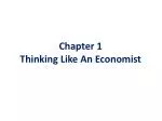 Chapter 1 Thinking Like An Economist
