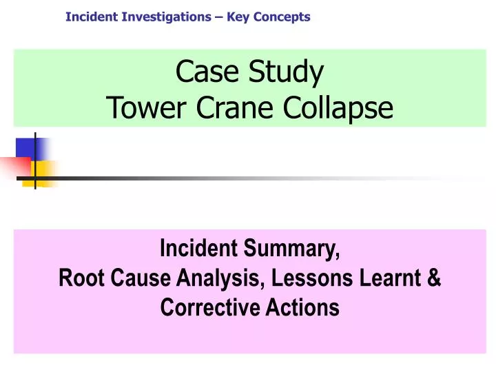 case study tower crane collapse