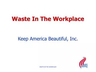 Waste In The Workplace