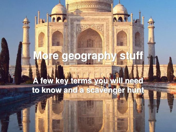 more geography stuff