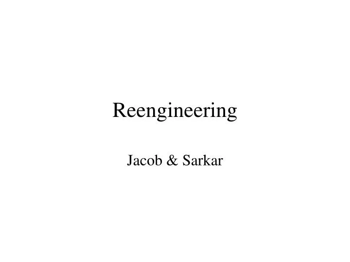 reengineering