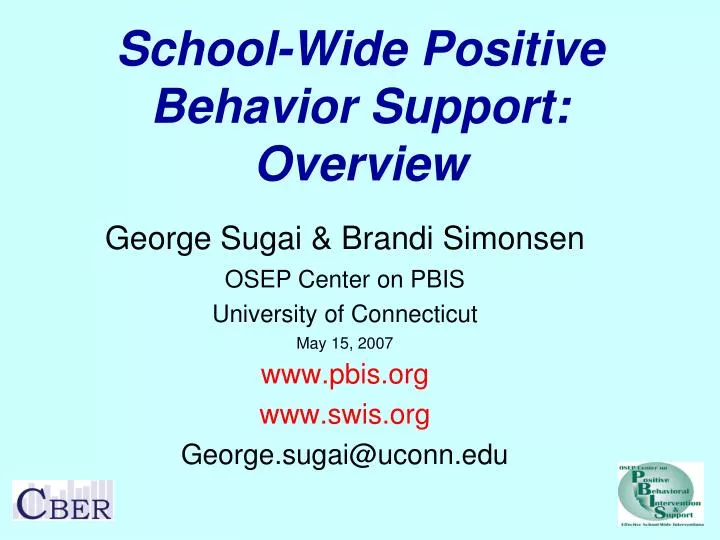 school wide positive behavior support overview
