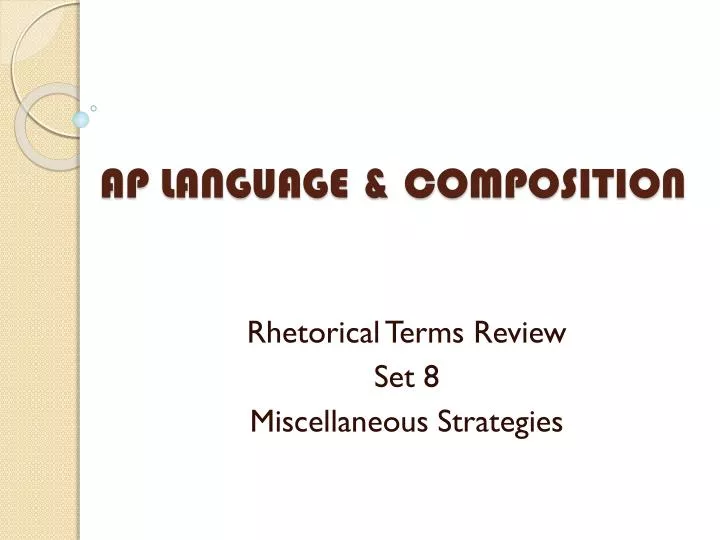 ap language composition
