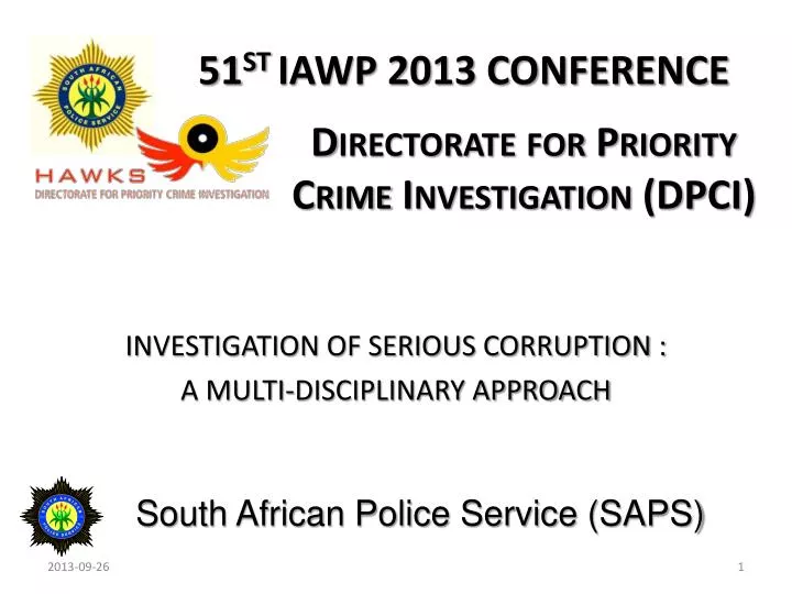 directorate for priority crime investigation dpci