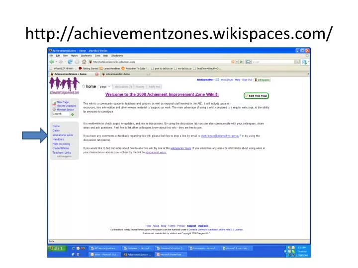 http achievementzones wikispaces com