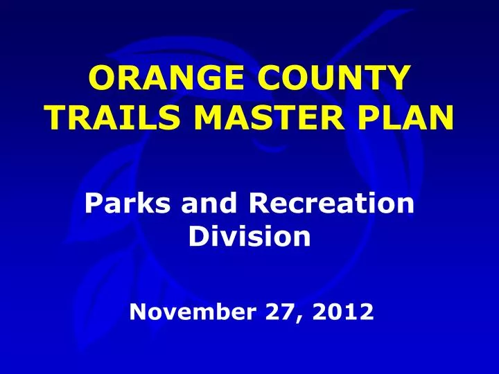 orange county trails master plan