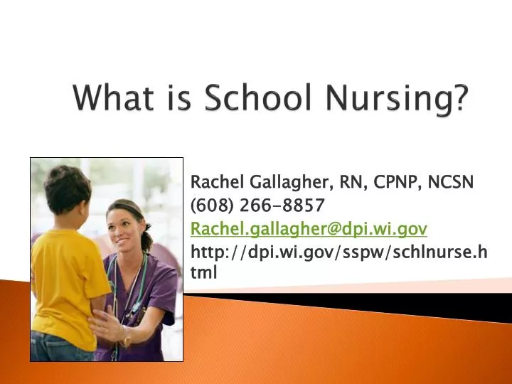 what is school nursing