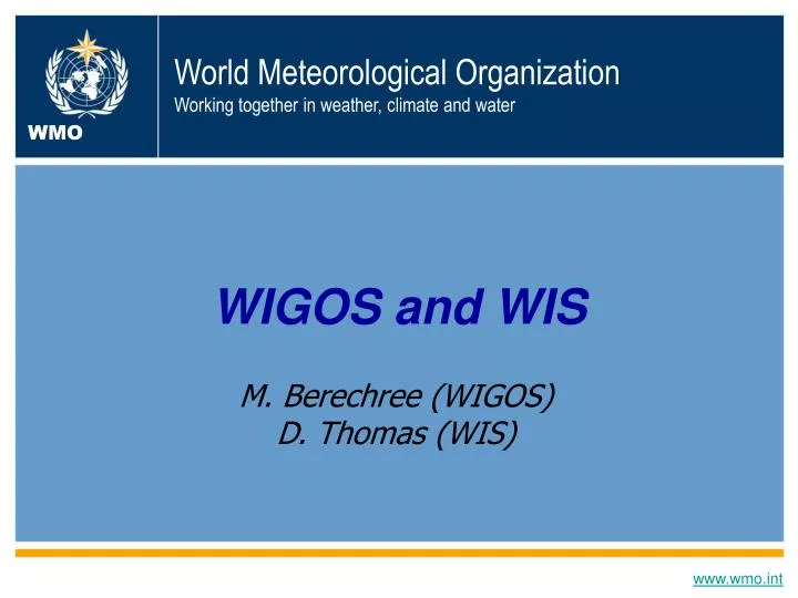 world meteorological organization working together in weather climate and water