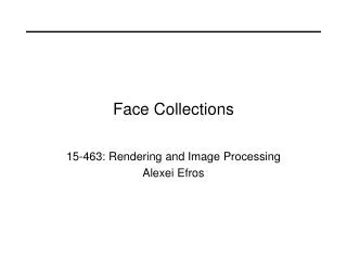 Face Collections