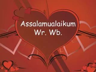 assalamualaikum wr wb