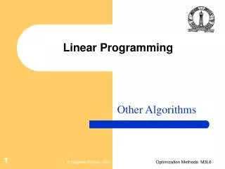 Linear Programming