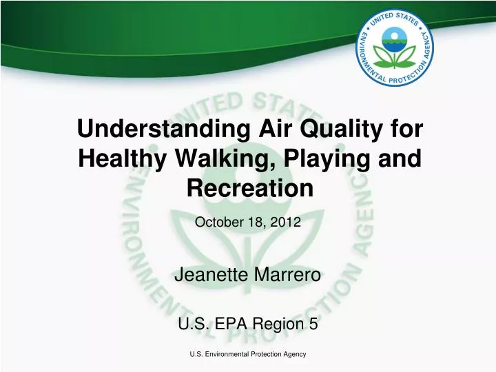 understanding air quality for healthy walking playing and recreation