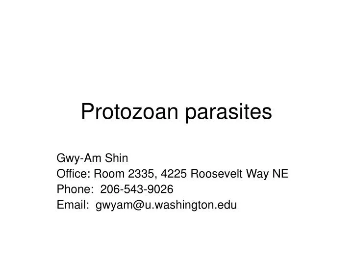 protozoan parasites