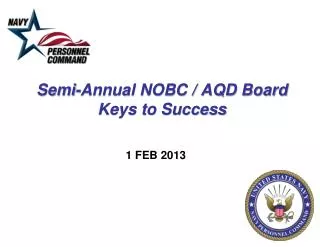 Semi-Annual NOBC / AQD Board Keys to Success