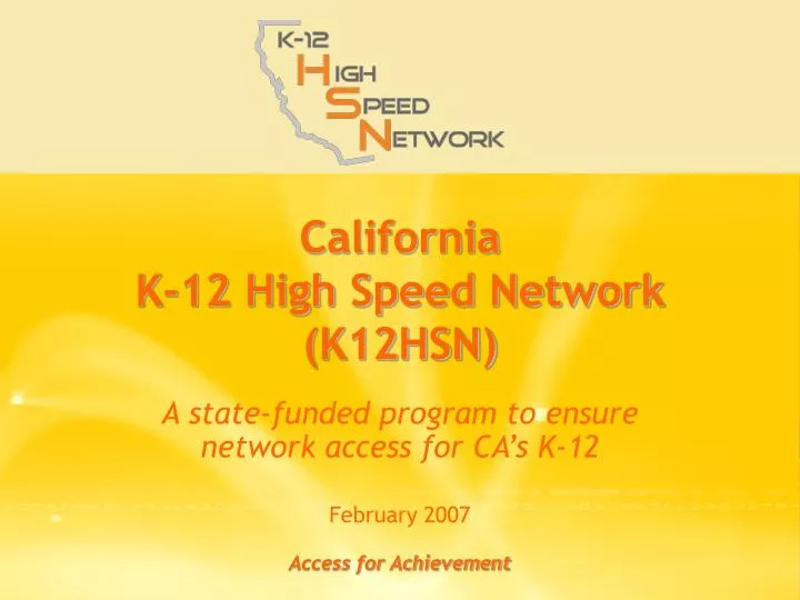 california k 12 high speed network k12hsn