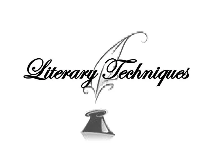 literary techniques
